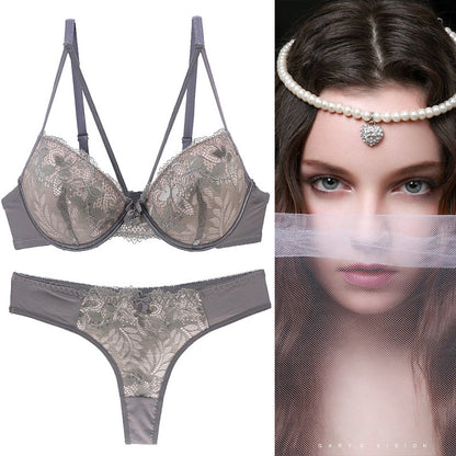 Push Up Underwear For Women Lace Bra Set