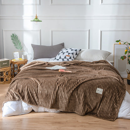 Flannel sheets Solid blanket - Amazhona 