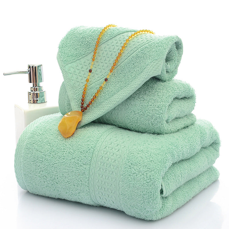 Three-piece bath towel set - Amazhona 