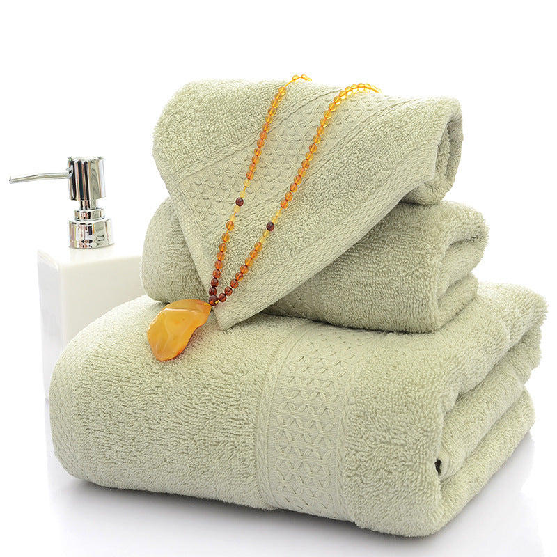 Three-piece bath towel set - Amazhona 