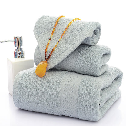 Three-piece bath towel set - Amazhona 