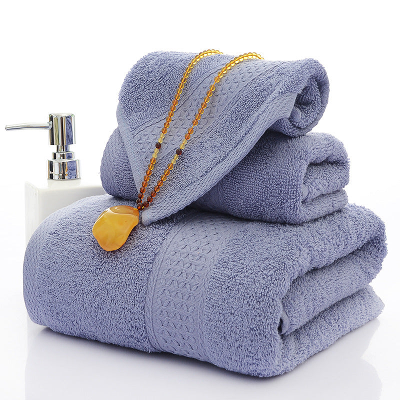 Three-piece bath towel set - Amazhona 