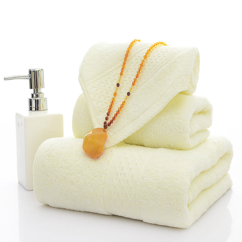 Three-piece bath towel set - Amazhona 