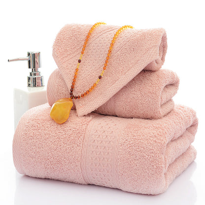 Three-piece bath towel set - Amazhona 