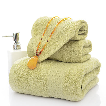 Three-piece bath towel set - Amazhona 