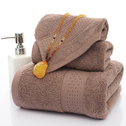 Three-piece bath towel set - Amazhona 