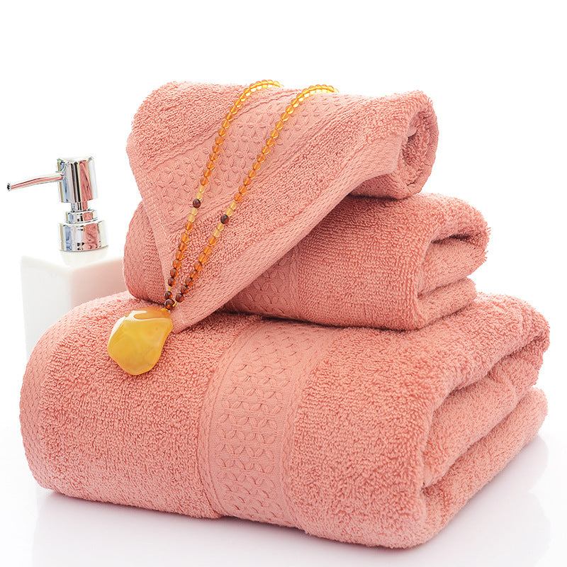 Three-piece bath towel set - Amazhona 