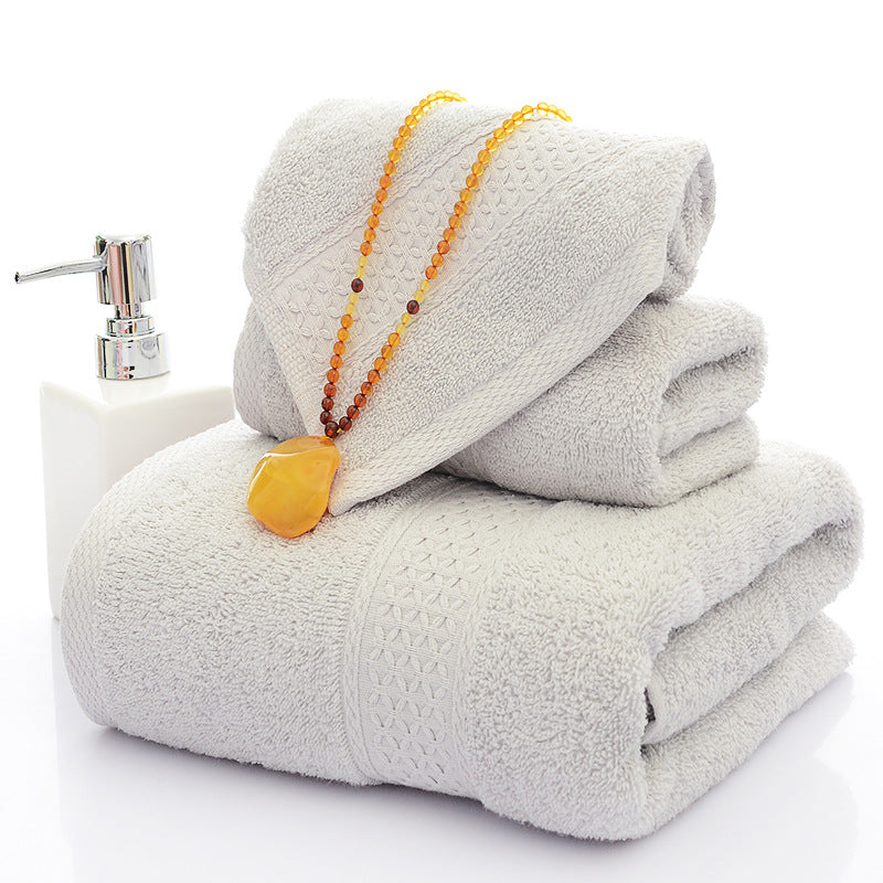 Three-piece bath towel set - Amazhona 