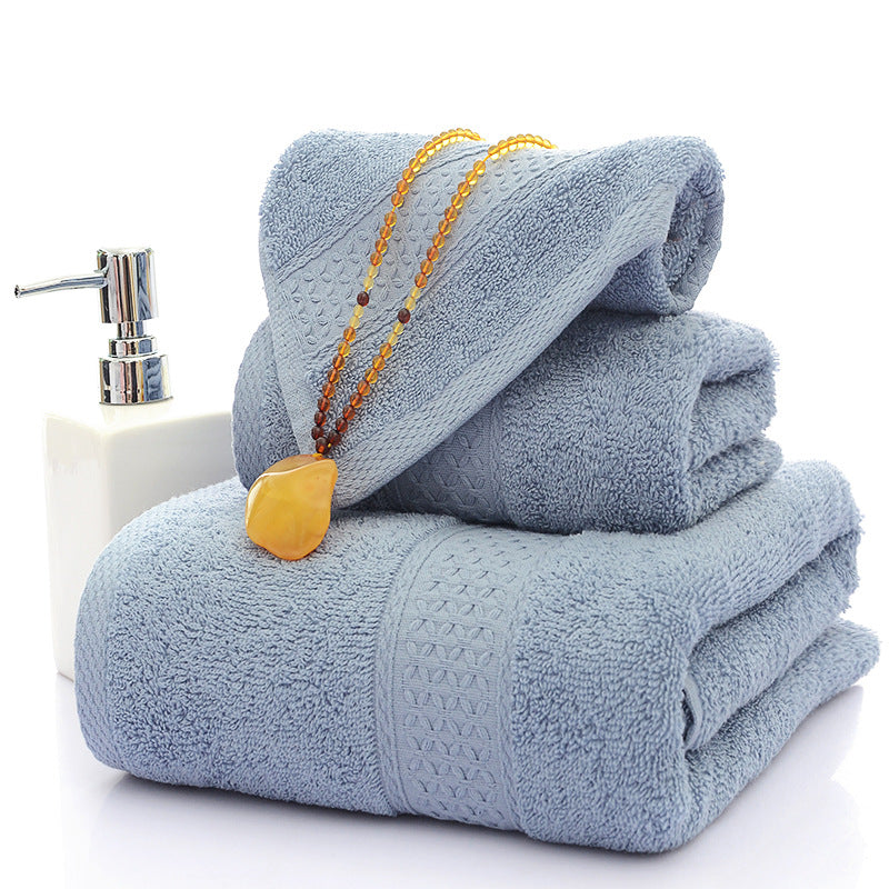 Three-piece bath towel set - Amazhona 