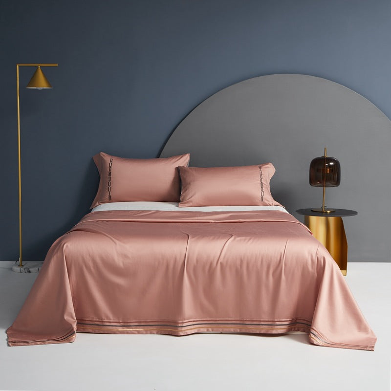 Cotton Single Bed Sheet Pillowcase Three Piece Set - Amazhona 