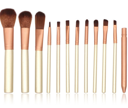 Makeup Brush Set Of 12 Makeup Tools - Amazhona 