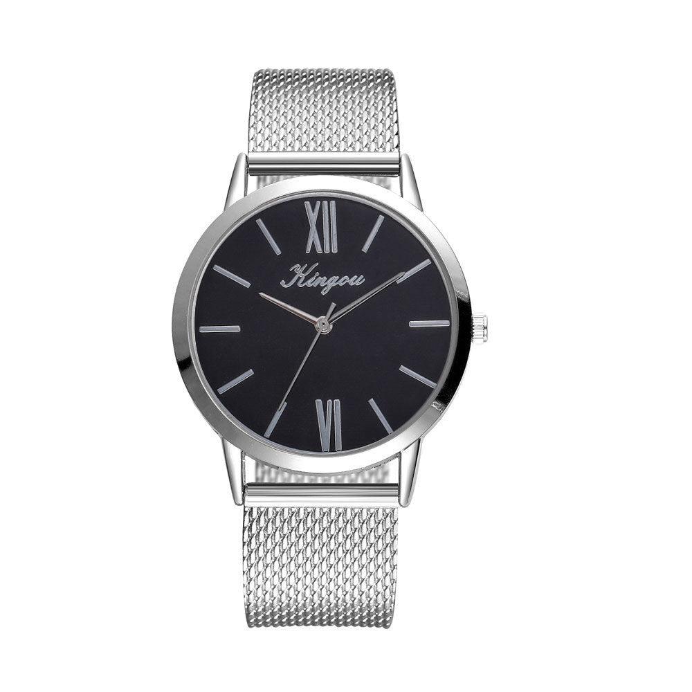 Fashion Simple Ladies Mesh Strap Quartz Watch - Amazhona 