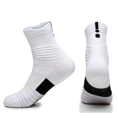 Basketball Socks Men's Thickened Long Tube High-top Sports Socks - Amazhona 