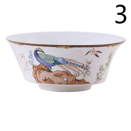 Creative Dishes And Dishes Set Household Chinese Bone China Tableware Set - Amazhona 