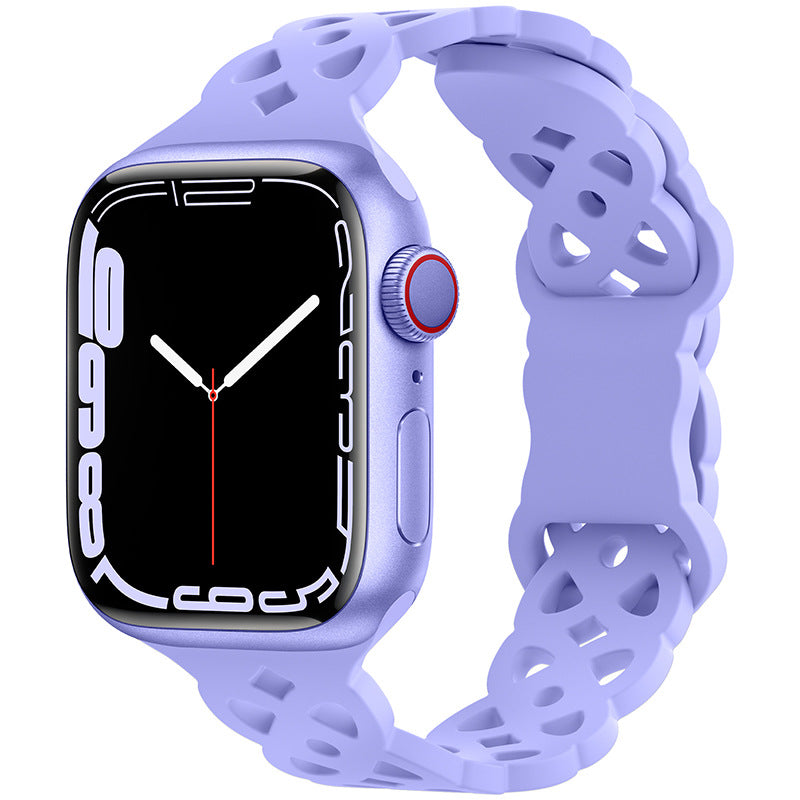 Cat's Eye Hollow Silicone Watch Strap - Amazhona 