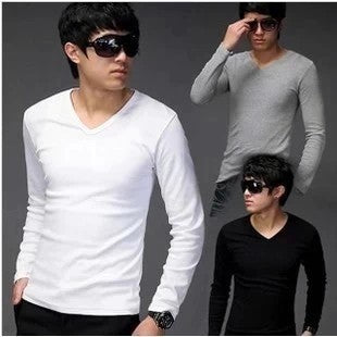 Men's casual long sleeve t-shirt - Amazhona 