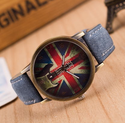 UK Flag Wrist Watch - Amazhona 