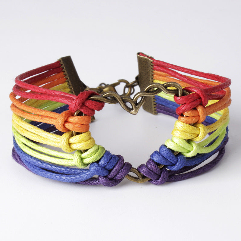 Six-color rainbow bracelet - Amazhona 