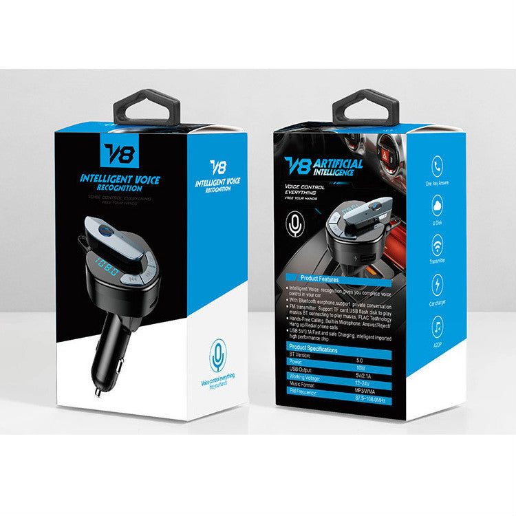 Multifunctional Car Bluetooth Hands-free Bluetooth Headset - Amazhona 