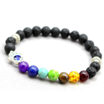 Colorful Chakra Yoga Energy Bracelet - Amazhona 