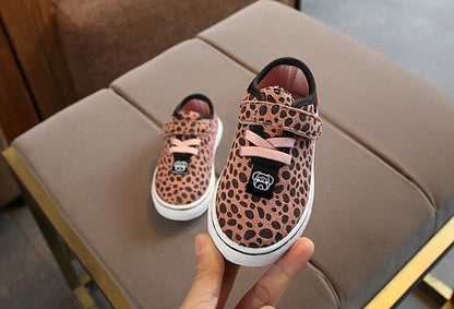 Leopard print children's sneakers - Amazhona 