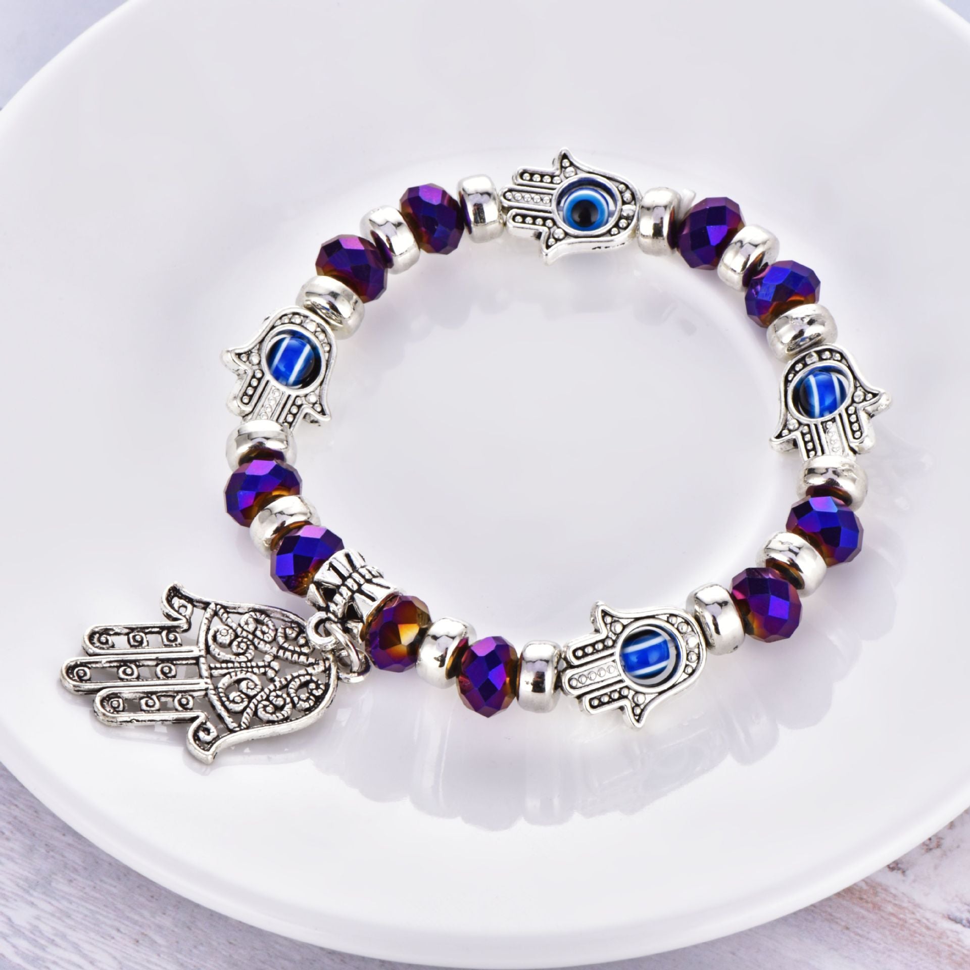 Devil's Eye Beaded Bracelet - Amazhona 