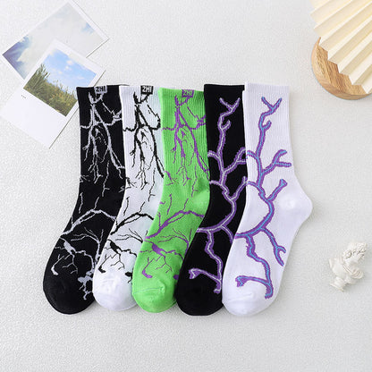 Korean Version Of Street Skateboard Basketball Socks - Amazhona 