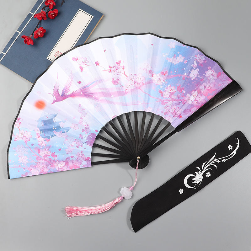 Men's And Women's Fashion Chinese Style Folding Fan - Amazhona 