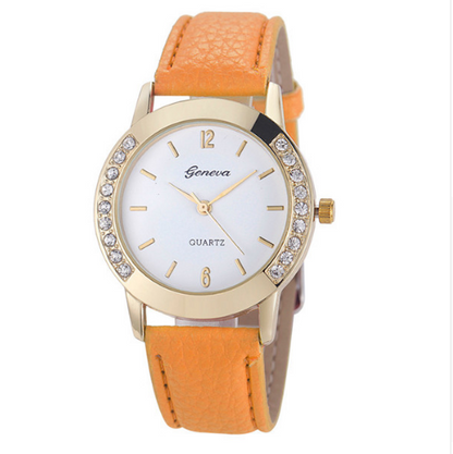 marque montres pour femmes femmes montres Femmes En Cuir Quartz Montre Montres montre femme Ventes Chaudes - Amazhona 