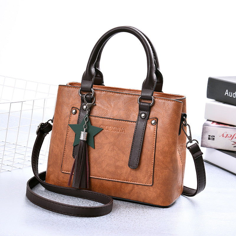 2021 Ladies Bags Handbag Shoulder Bag S Casual Elegant Simplicity Fashion Tide DJ1813 - Amazhona 