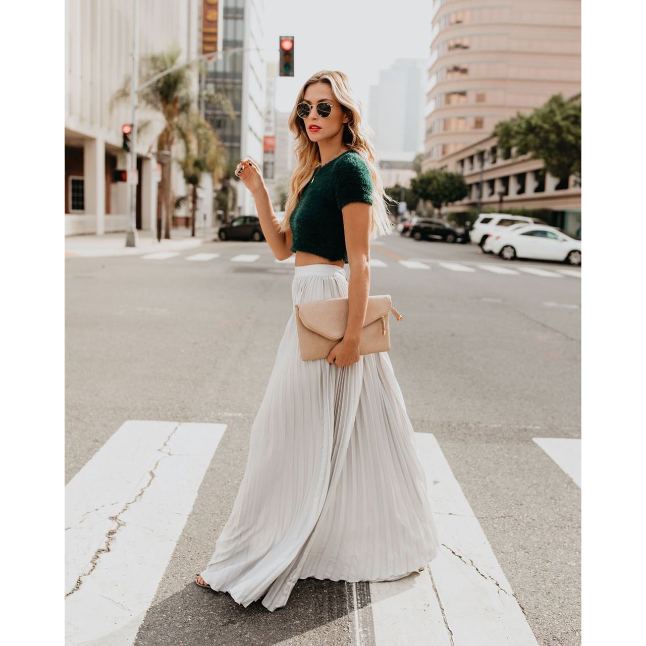 Women fashion casual skirt girls high Waist long skirts - Amazhona 