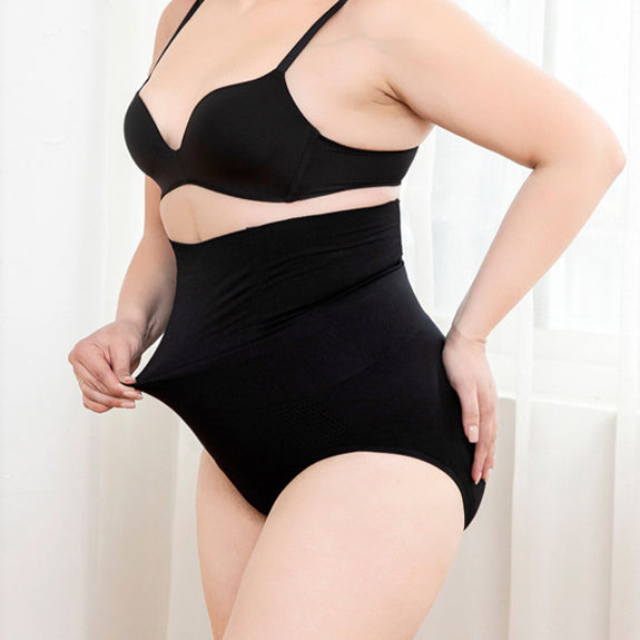 New Silicone Design Breathable High-Waisted Shaping Panties - Amazhona 