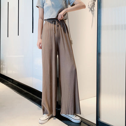 Chiffon trousers straight starry sky pants - Amazhona 