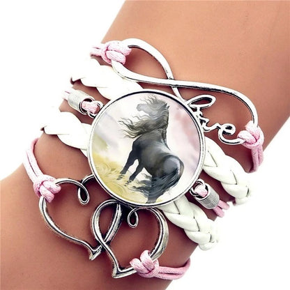 Time Gem Black Horse Bracelet - Amazhona 