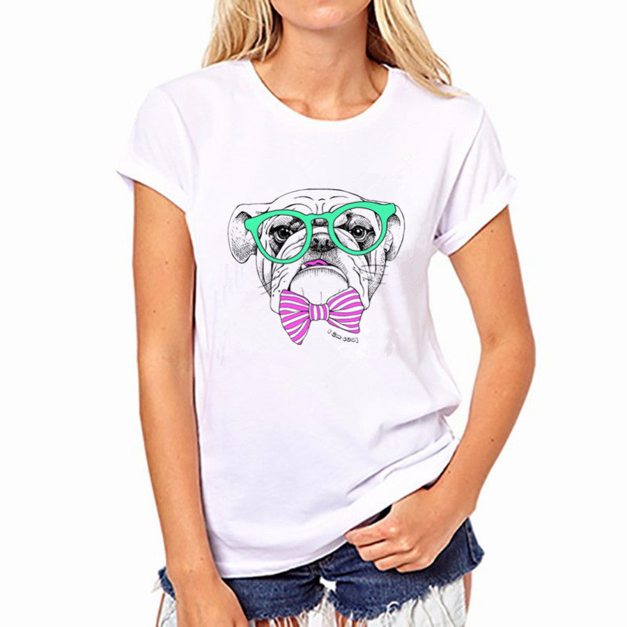 Ladies European and American T-shirts - Amazhona 