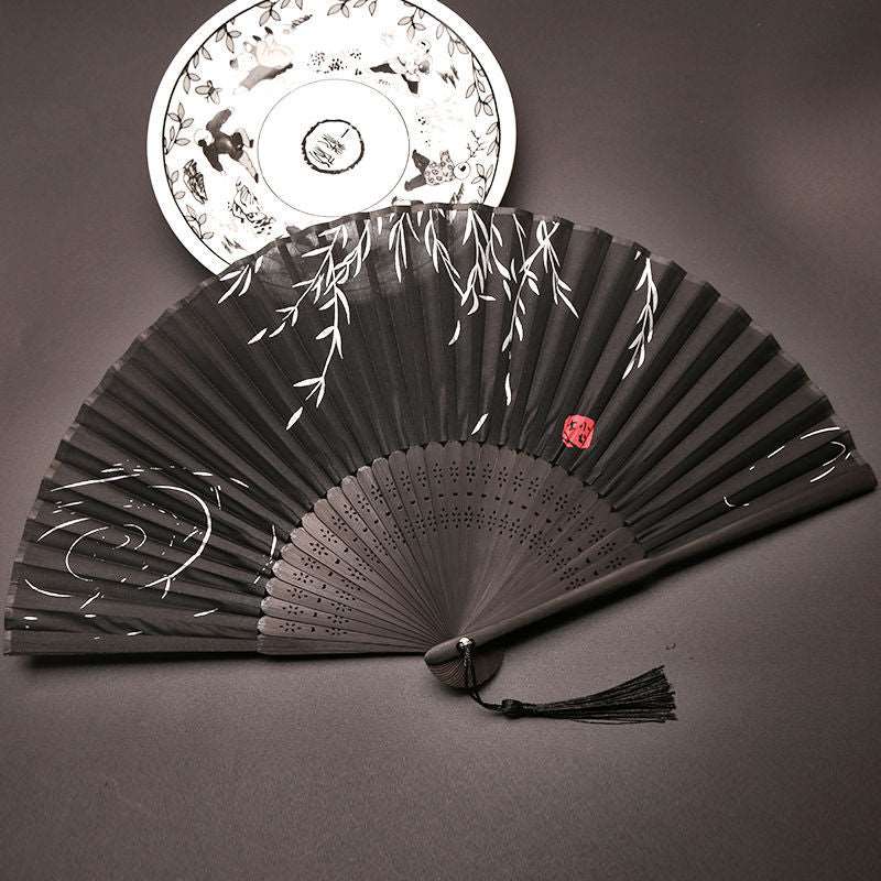 Ancient Style Folding Fan Dancing - Amazhona 