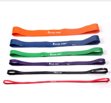 Nature Pure Latex resistance bands 6 size fitness power training strength loop pull up bands rubber expander - Amazhona 