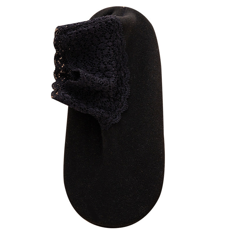 Warm And Thick Lace Confinement Sleeping Socks - Amazhona 