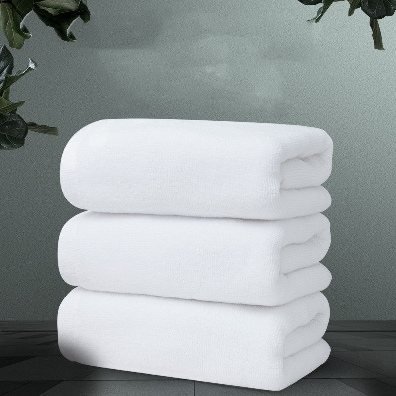 Cotton Thickened Absorbent White Towel