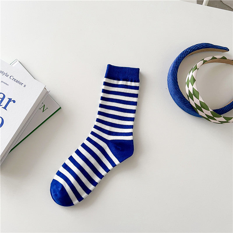 Fashion Letters Socks Women's Mid-calf Length Sock - Amazhona 