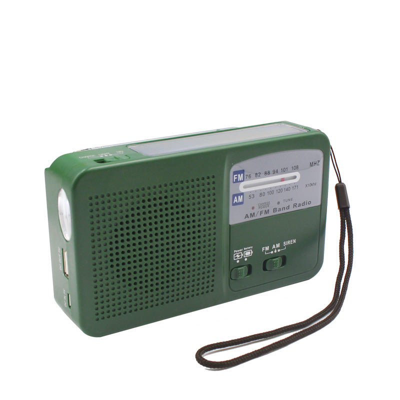 Solar Multifunctional Radio For Hand Power Generation - Amazhona 