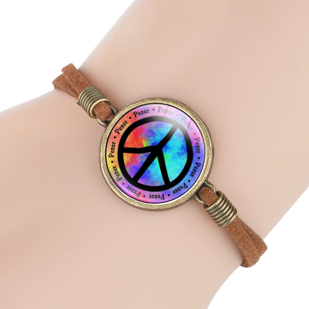 Peace Sign Symbol Sign Wild Hand Rope - Amazhona 