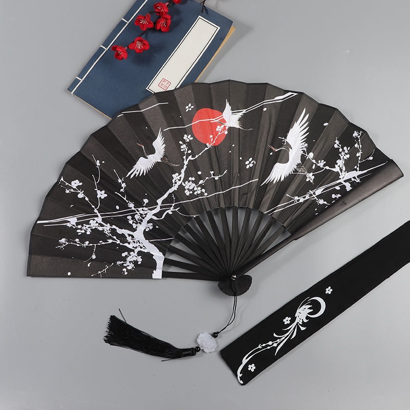 Men's And Women's Fashion Chinese Style Folding Fan - Amazhona 