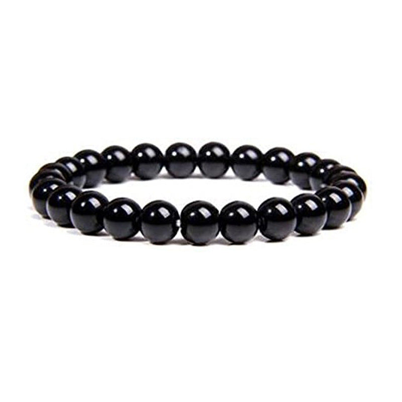 Natural Tiger Eye Volcanic Rock Agate Beads Bracelet - Amazhona 