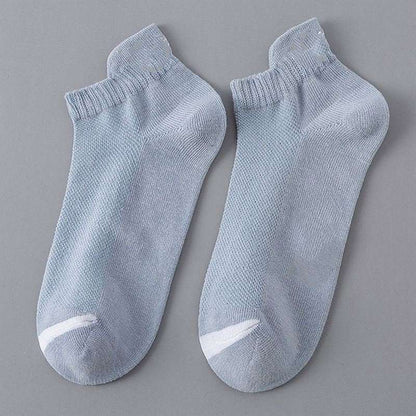 Deodorant Low-top Ankle Socks Mesh Style For Sports Sweat-proof Deodorant - Amazhona 