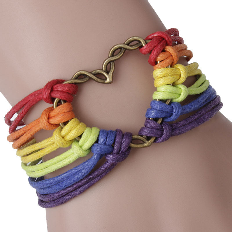 Six-color rainbow bracelet - Amazhona 