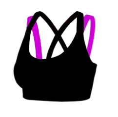 Neon X Strapped Sports Bras