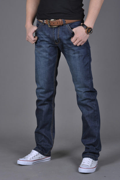 Explosive Fall Winter New Straight Slim Men's Jeans - Amazhona 