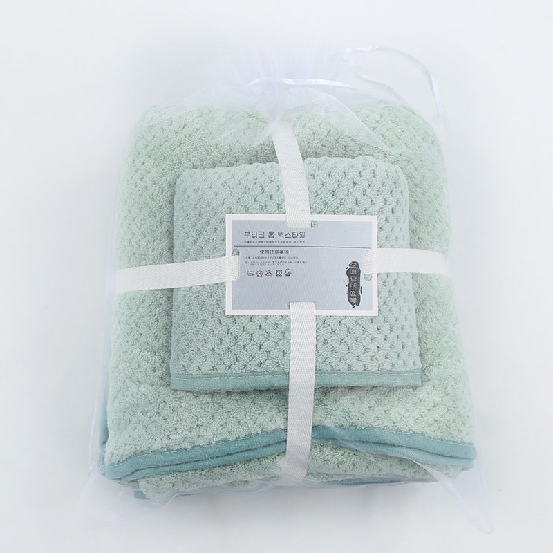 Absorbent Towel Set For Daily Use At Home - Amazhona 