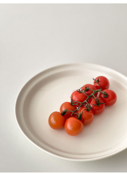 Simple Matte High-end Tableware Ceramic Plate - Amazhona 